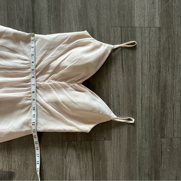 HAYLEY PAIGE OCCASIONS BLUSH Corset V-Neck BRIDESMAID PARTY FORMAL DRESS GOWN - Picture 9 of 14